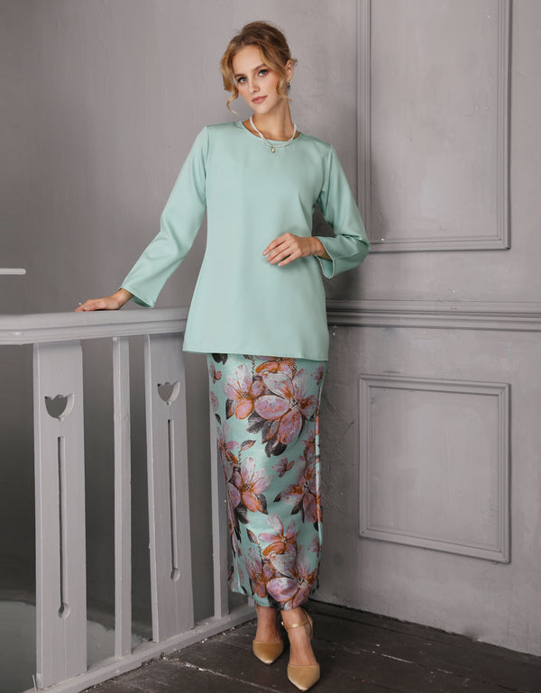 BAJU KURUNG MODEN MINI GEETA (MINT)